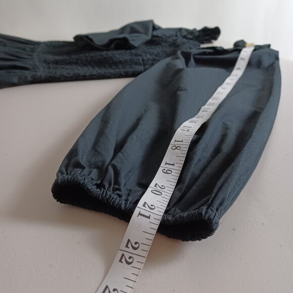 The Drop Marisol On/Off-Shoulder Cotton Smock Blouse - Picture 13 of 16